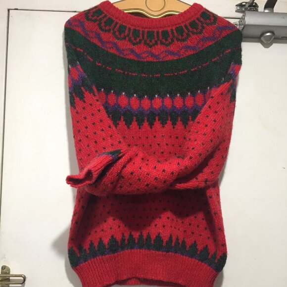 VINTAGE WOOLRICH KNIT WOOL BLEND SWEATERS SIZE L - Picture 8 of 11